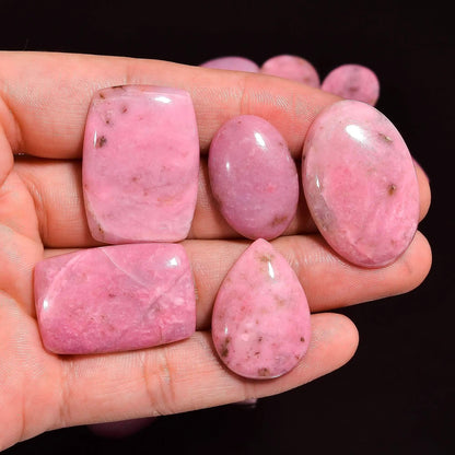 3–4 Pcs Natural Petalite Cabochons – Polished Loose Gemstone Lot for Jewelry Making, Wire Wrapping, Healing Crystal & Reiki, Wholesale Bulk