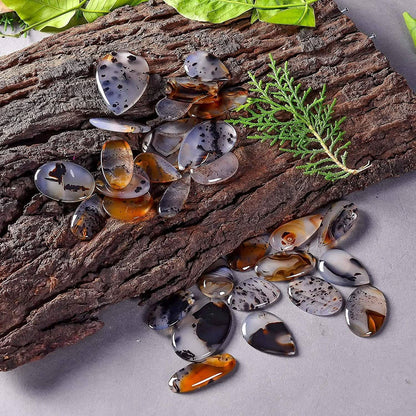 3pcs Montana Agate Gemstone Wholesale Cabochons Lot, Jewelry Making Loose Gemstone, Polished Home Decor Specimen, DIY, Wire Wrapping, Reiki, Healing Crystals, Bulk Gemstone Deal