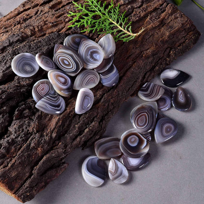 banded agate polished cabochons bulk
