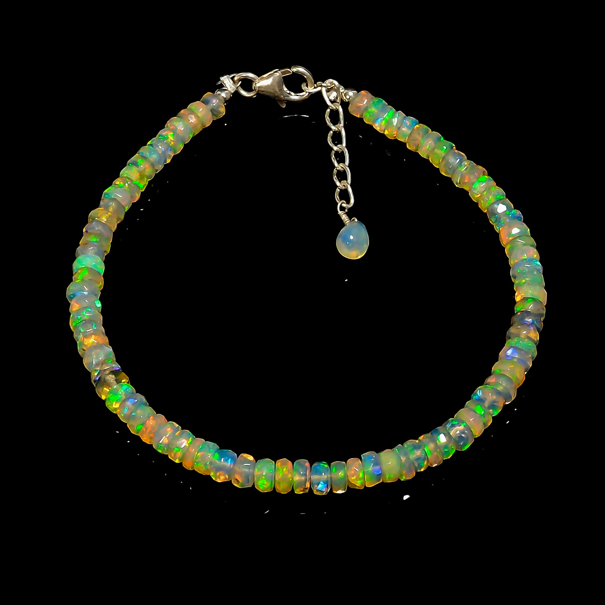 Natural Gemstone jewelry with 25 Ct Ethiopian Opal Bracelet