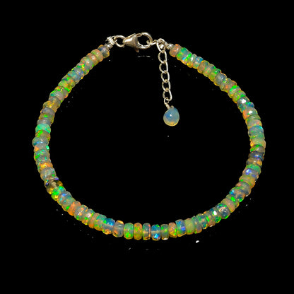Natural Gemstone jewelry with 25 Ct Ethiopian Opal Bracelet