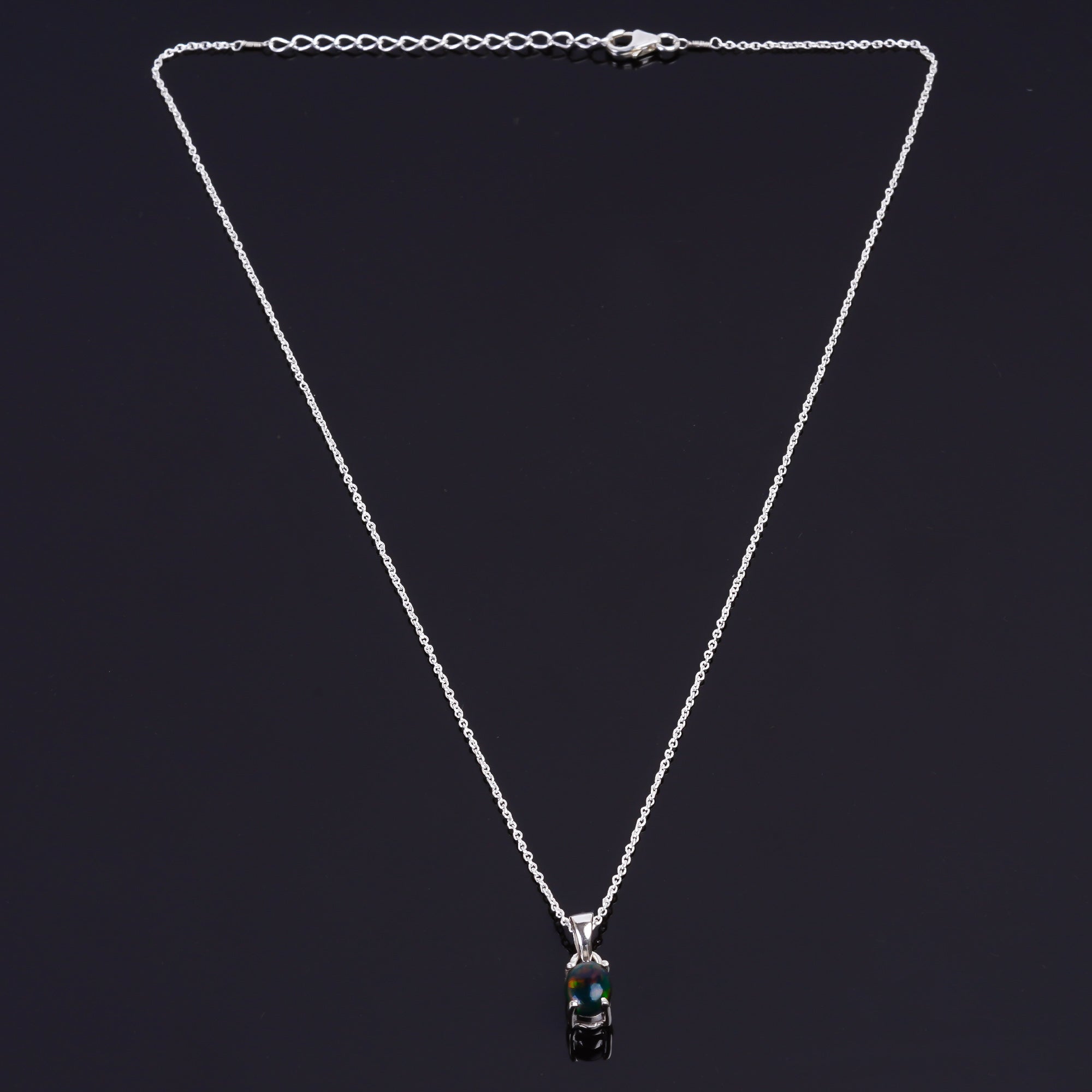 13 Ct Black Ethiopian Opal Pendant