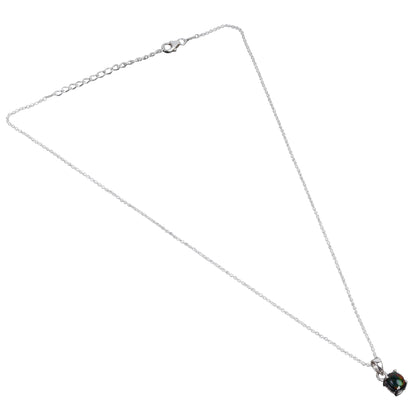 Glamorous look with our 13 Ct Black Ethiopian Opal Pendant, perfectly polished in 925 Silver
