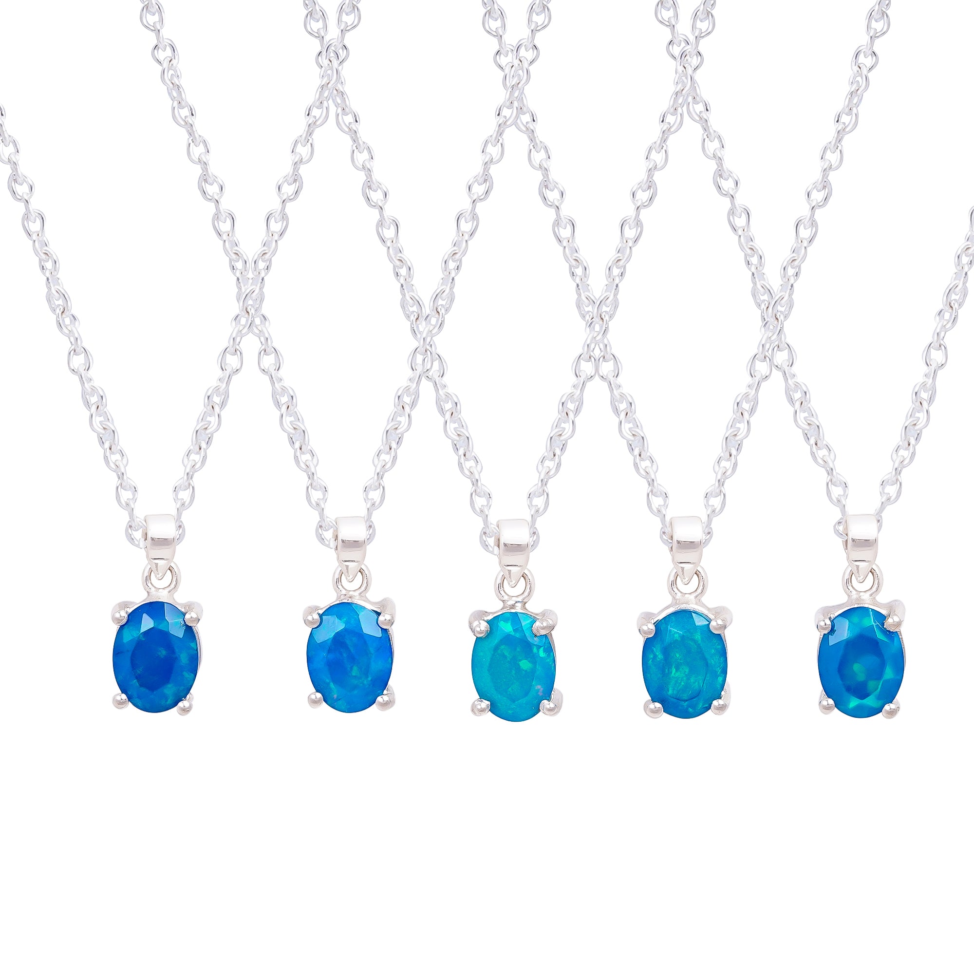 13 Ct Paraiba Opal Prong Pendant