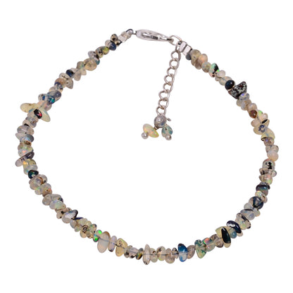 Handicrafted 13 Ct Fire Ethiopian Opal Bracelet in 925 Silver