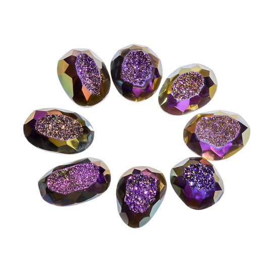 Titanium Cut Purple Mixed Shape loose gemstone - view 1