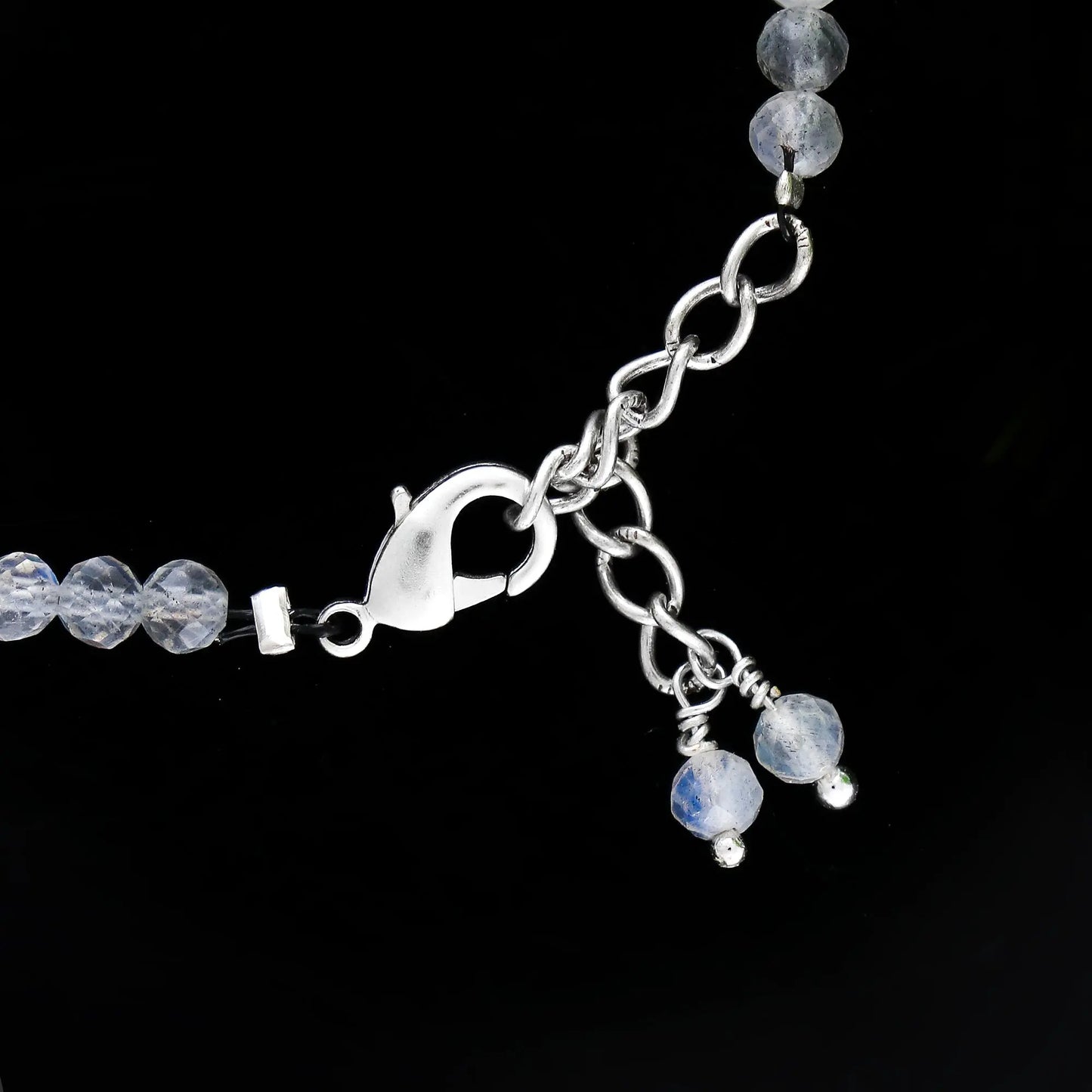 Natural Moonstone Gemstone Micro Round Beads Bracelet, Birthstone Healing Crystal Armonia