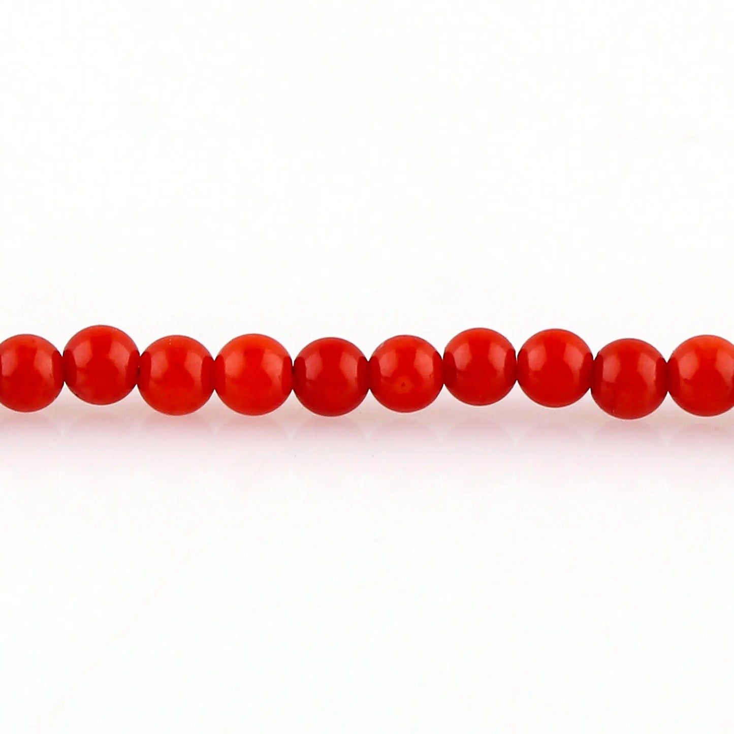 Natural Red Coral Gemstone Micro Beads Bracelet, Birthstone Healing Crystal Armonia