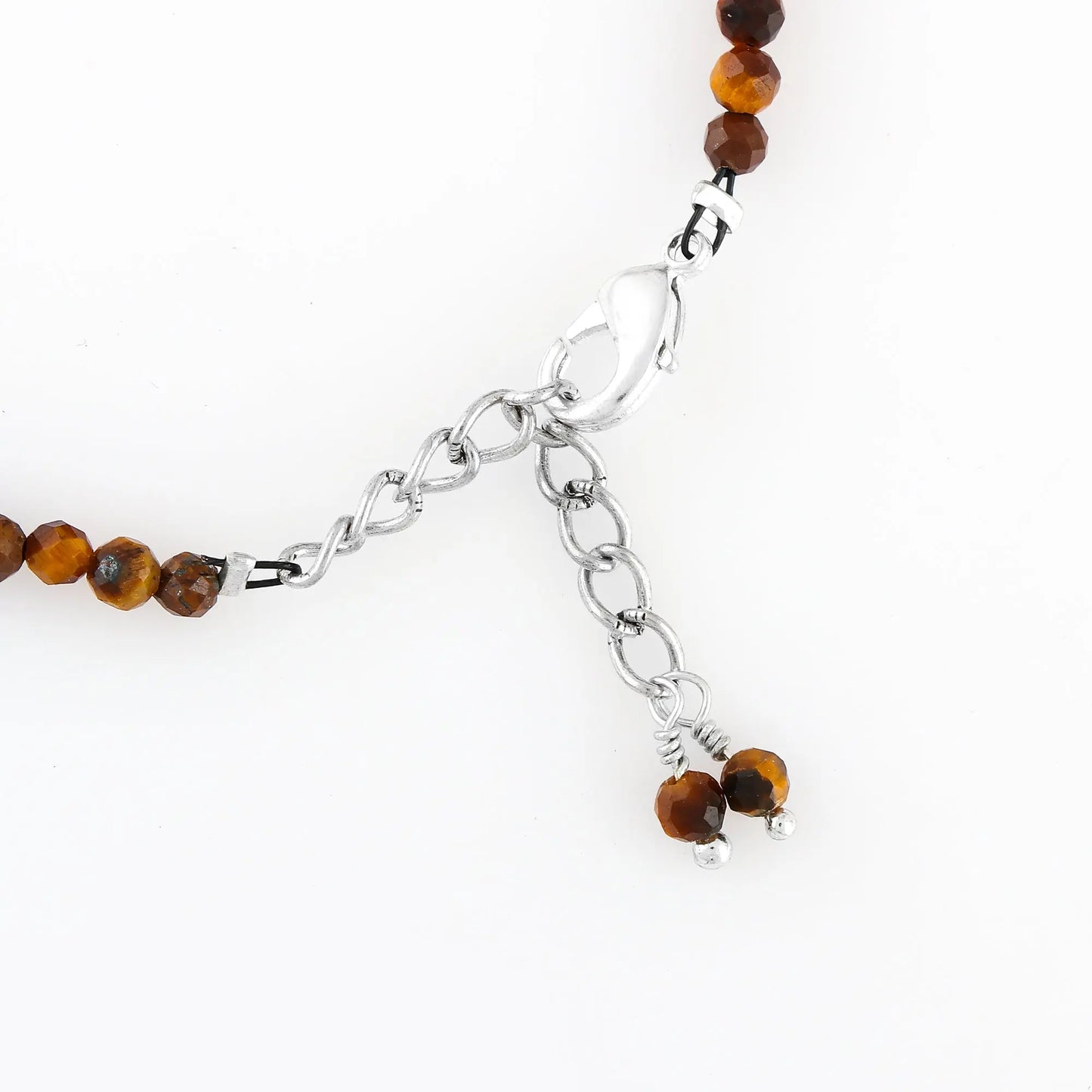 Multi Tiger Eye Healing Bracelet | Natural Micro Round Gemstone Beads Armonia