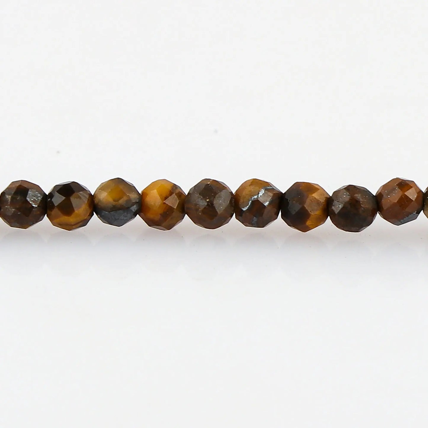 Multi Tiger Eye Healing Bracelet | Natural Micro Round Gemstone Beads Armonia