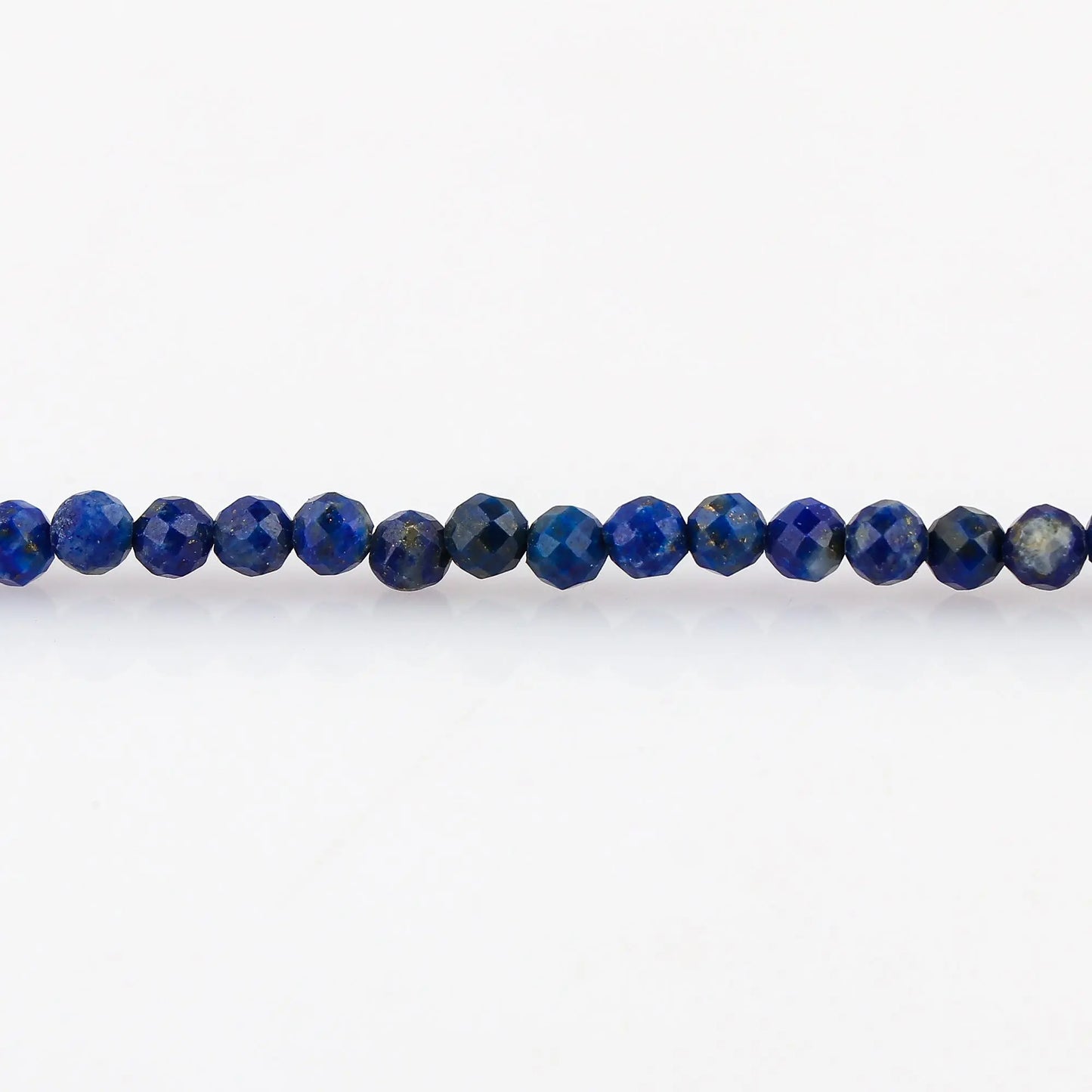 Lapis Lazuli Healing Bracelet | Natural Micro Round Blue Gemstone Beads Armonia