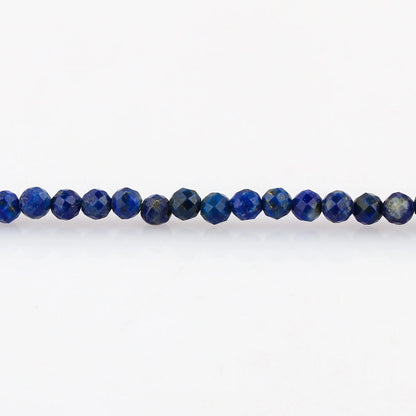 Lapis Lazuli Healing Bracelet | Natural Micro Round Blue Gemstone Beads Armonia