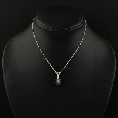 Elevating Beauty with 1.3 Ct Black Line Ethiopian Opal Pendant