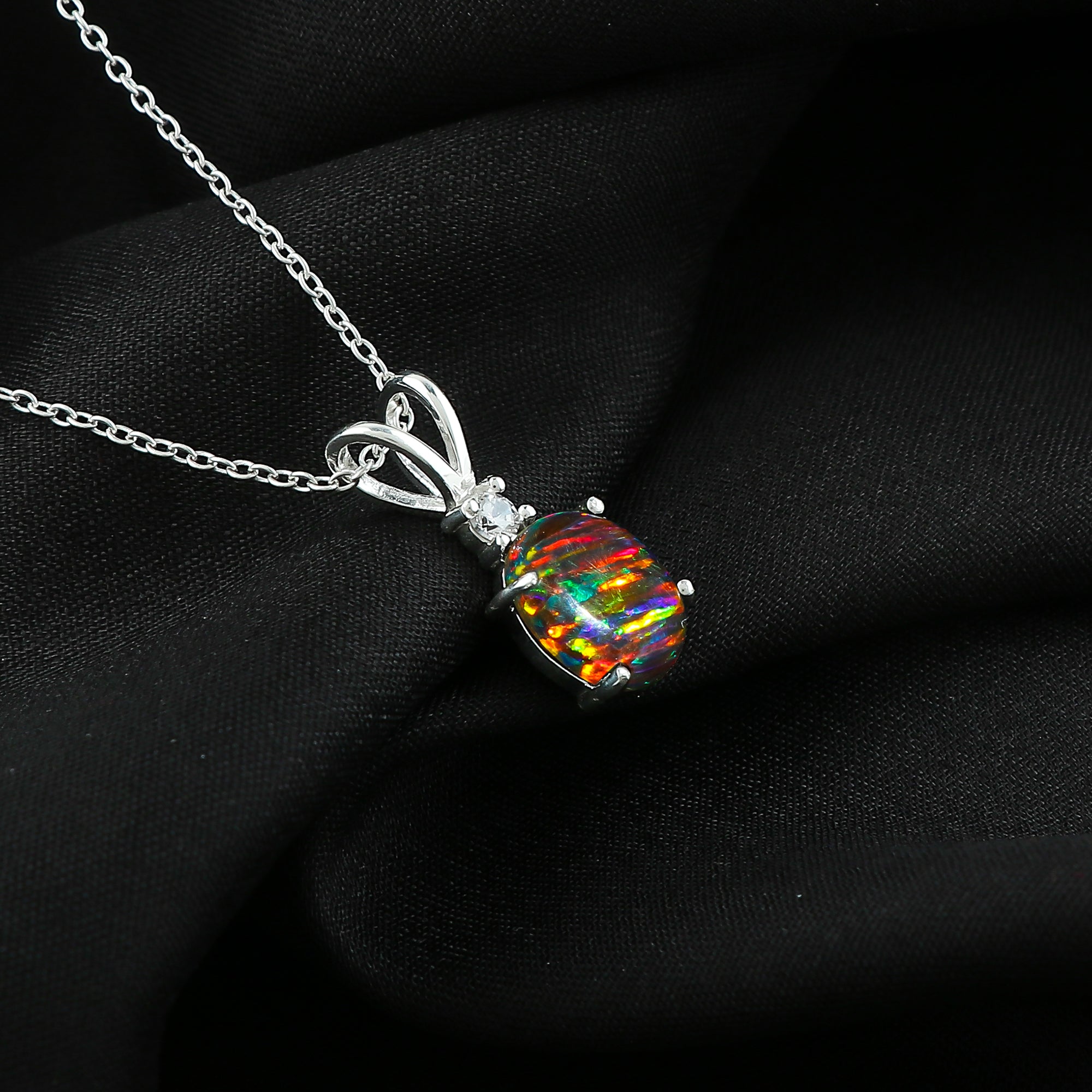 1.3 Ct Black Line Ethiopian Opal