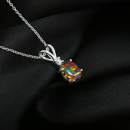 Genuine quality 1.3 Ct Opal Pendant crafted in 925 silver