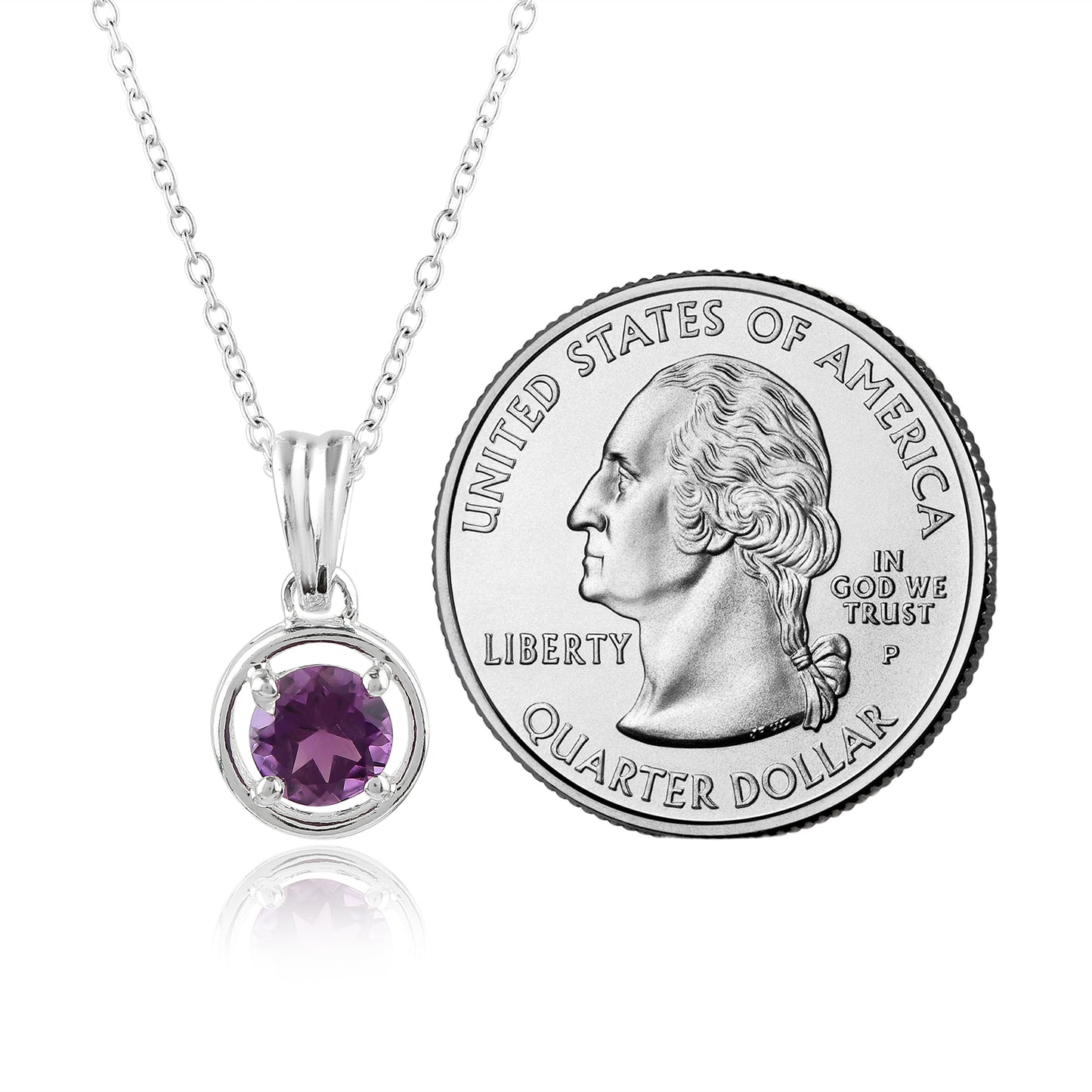 Real Amethyst Crystal Pendant Necklace, Natural Gemstone, Birthstone Crystal, Healing Stone, Gift for Women Mom Her, Statement Jewellery, 925 Sterling Silver 18 inch