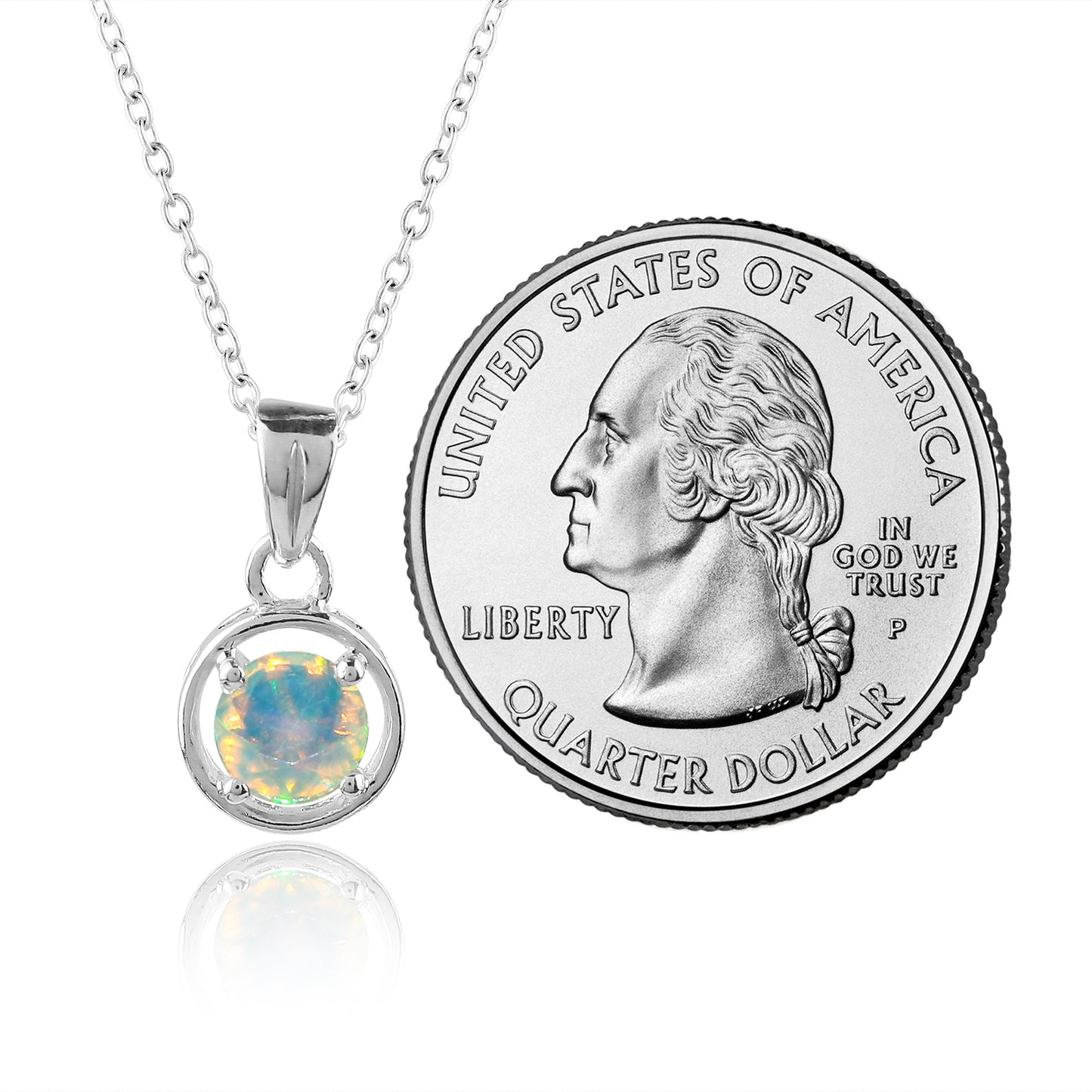 Real Ethiopian Opal Crystal Pendant Necklace, Natural Gemstone, Birthstone Crystal, Healing Stone, Gift for Women Mom Her, Statement Jewellery, 925 Sterling Silver 18 inch