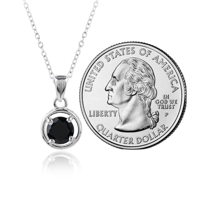 Real Black Spinel Crystal Pendant Necklace, Natural Gemstone, Birthstone Crystal, Healing Stone, Gift for Women Mom Her, Statement Jewellery, 925 Sterling Silver 18 inch