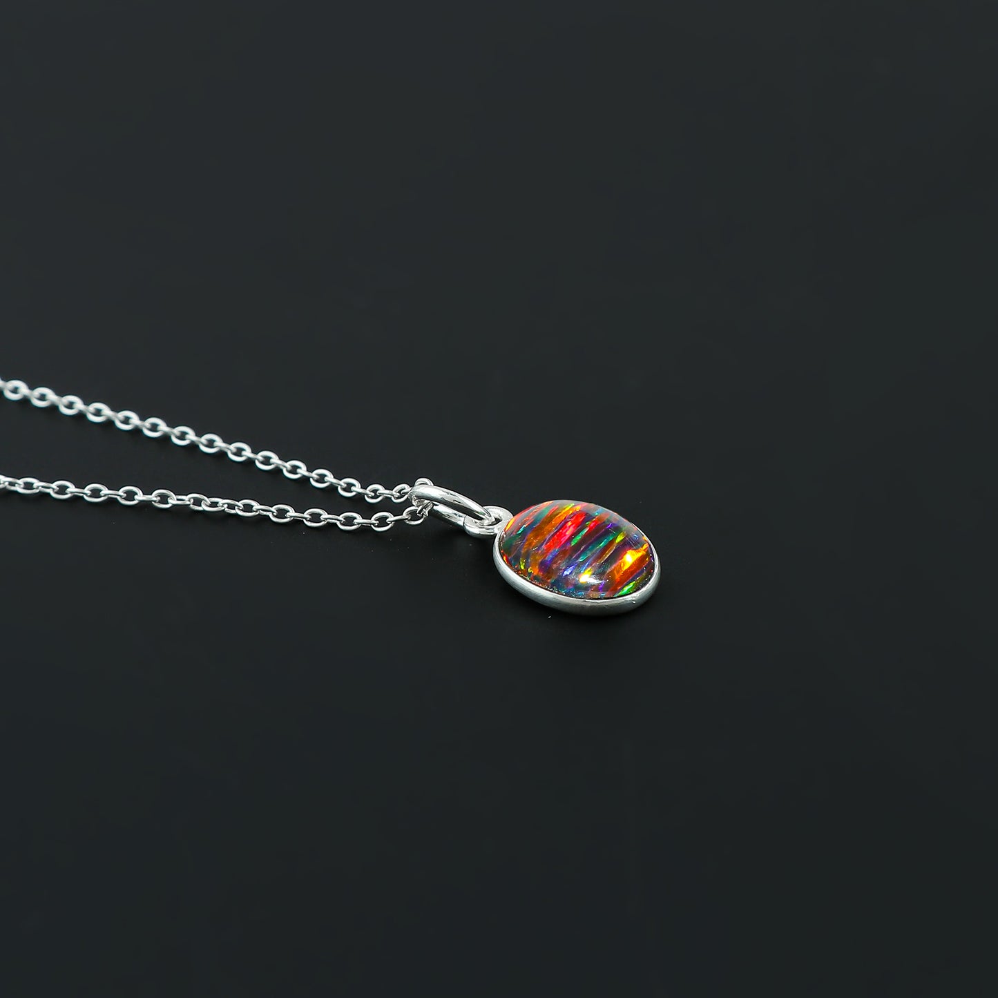 One-of-a-kind 1.3 Ct Ethiopian Opal Pendant