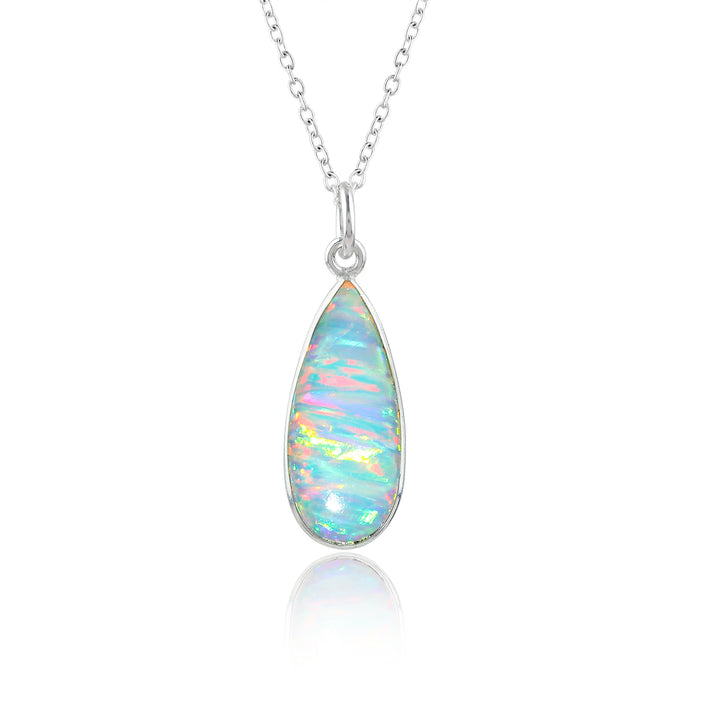 1.3 Ct Black Dot Ethiopian Opal Pendant