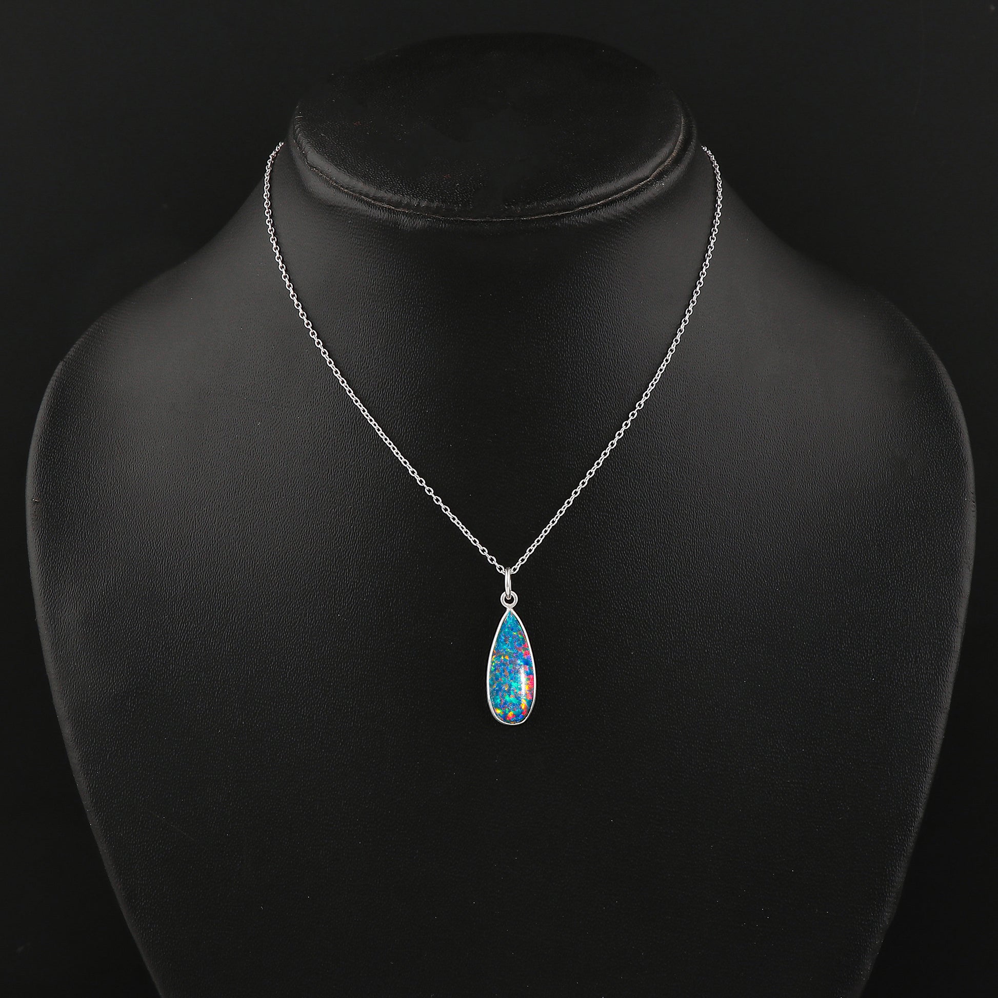 Naturally sourced Ethiopian Stone in 2.5 Ct Pendant - Pear shape 