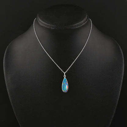 Naturally sourced Ethiopian Stone in 2.5 Ct Pendant - Pear shape 