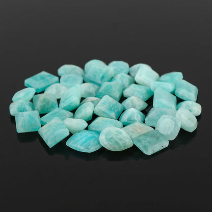 Blue green amazonite small loose stones