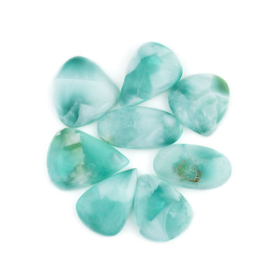 Blue Hemimorphite Mix Shape Gemstones Cabochons [25-35mm] (3-4 pcs.)