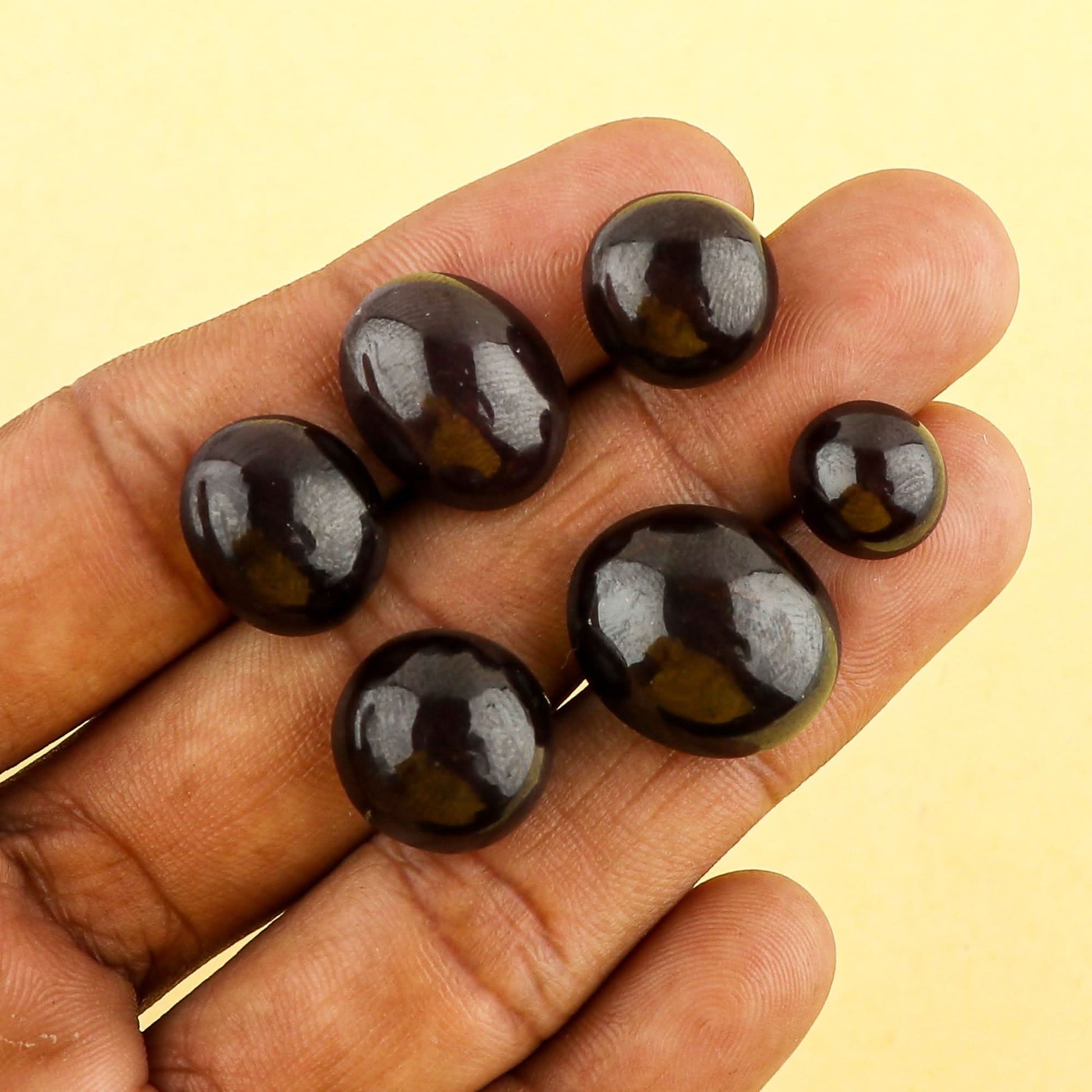 Bulk 50 carats Star Garnet cabochons for handmade jewelry making.