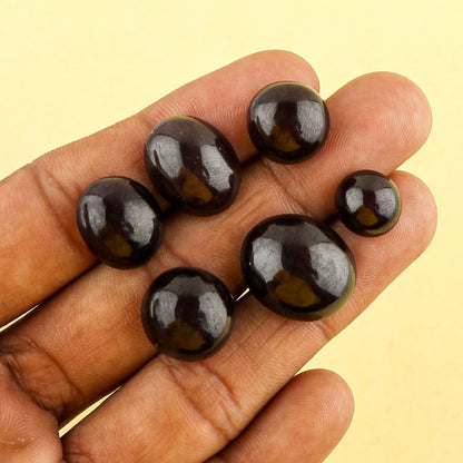 Bulk 50 carats Star Garnet cabochons for handmade jewelry making.