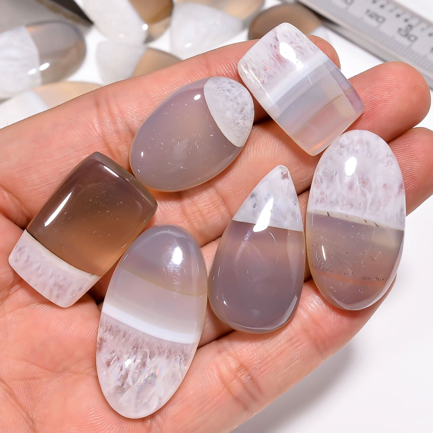Bulk Solar Quartz Gemstone Polished Stones for Jewelry Design