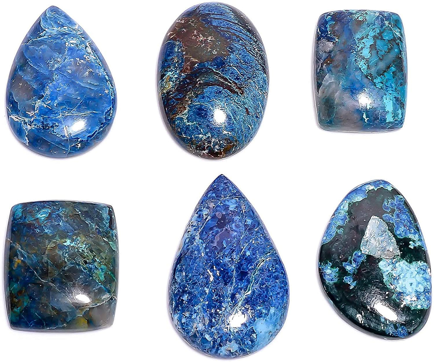 Buy 4pcs shattuckite gemstone cabochons polished loose stones