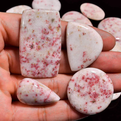 Buy Cinnabar Cabochons in Bulk