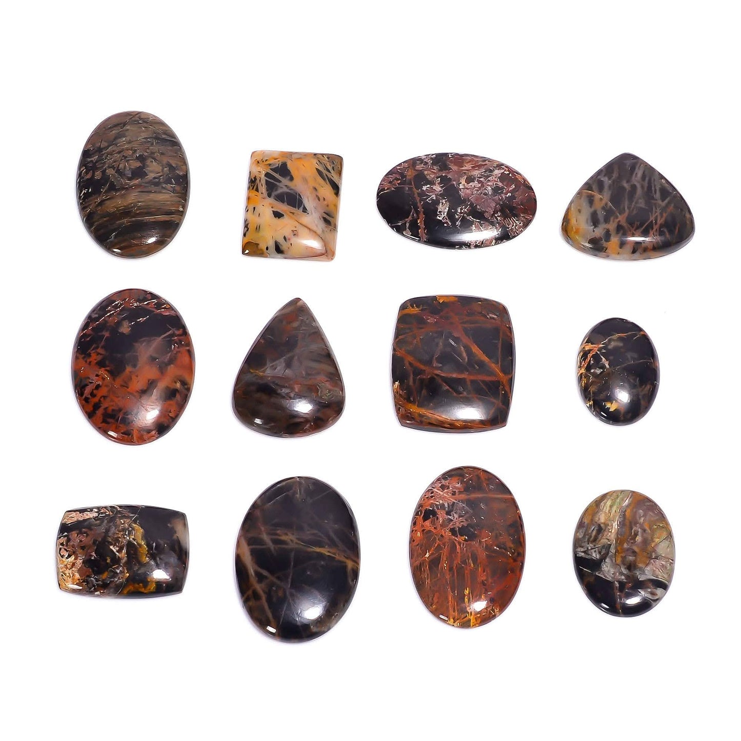 Dark earthy Pilbara jasper gemstone meaning and healing crystals
