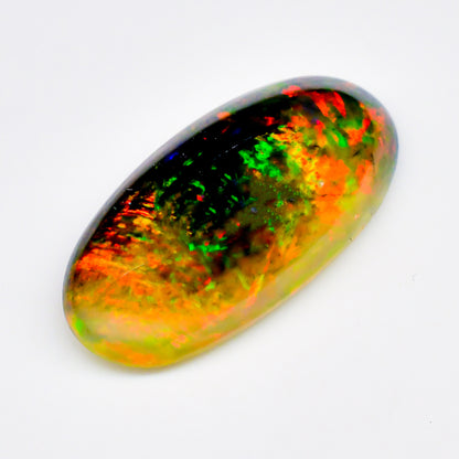 Black Opal Oval Cabochon Loose Gemstone - photo 2