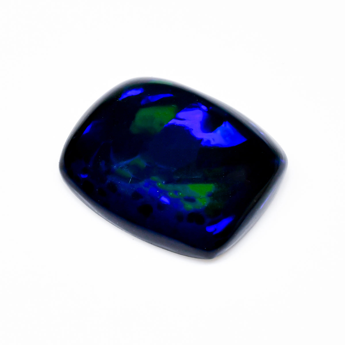 Black Opal Gemstone Radiant Cabochon Loose Gemstone - photo 2