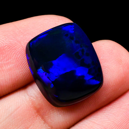 Black Opal Gemstone Radiant Cabochon Loose Gemstone - photo 3