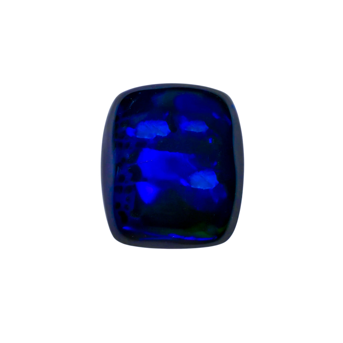 Black Opal Gemstone Radiant Cabochon Loose Gemstone - photo 1