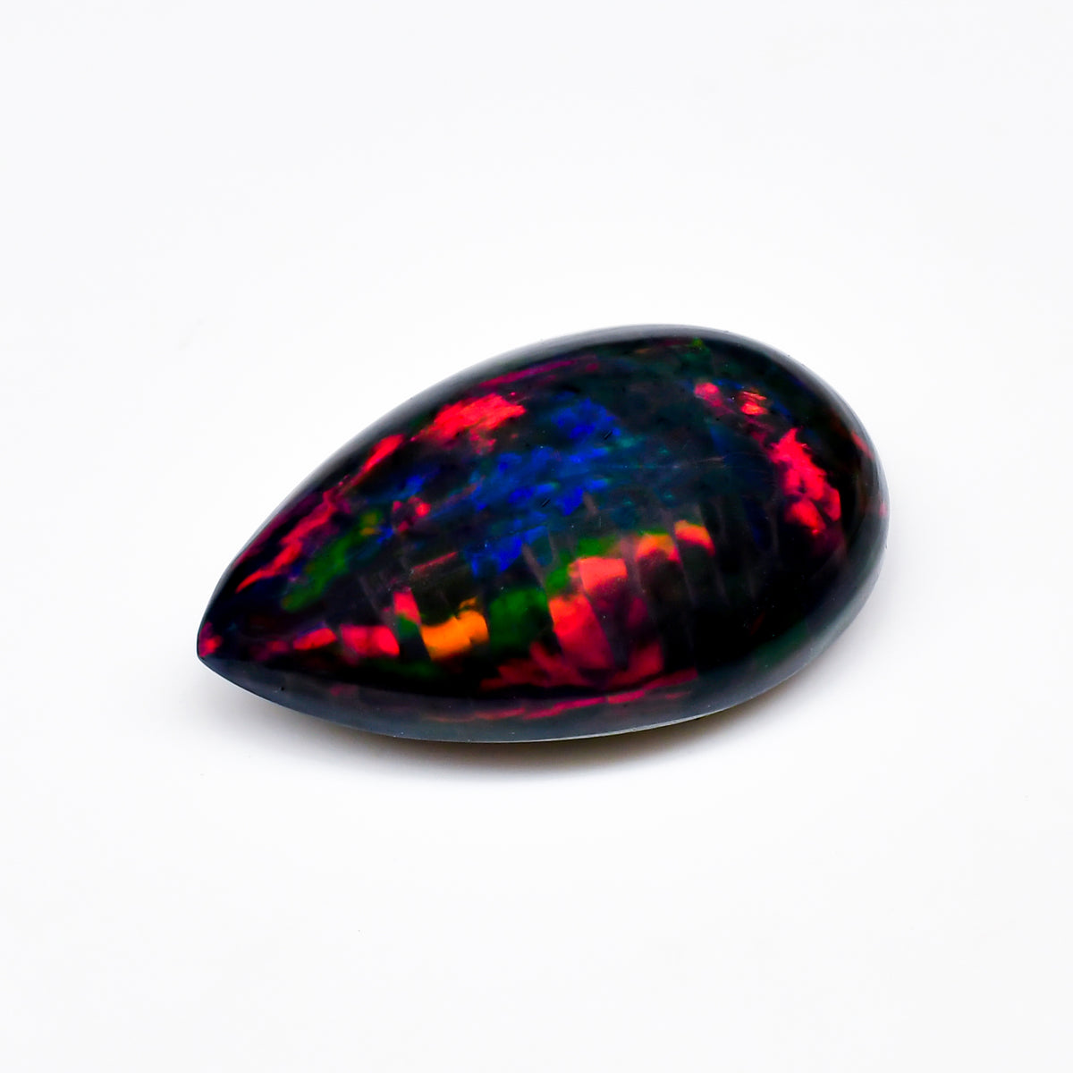 Opal Black Opal Pear Cabochon Loose Gemstone - photo 2