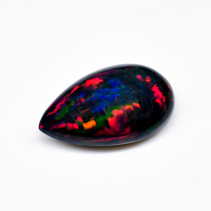 Opal Black Opal Pear Cabochon Loose Gemstone - photo 2