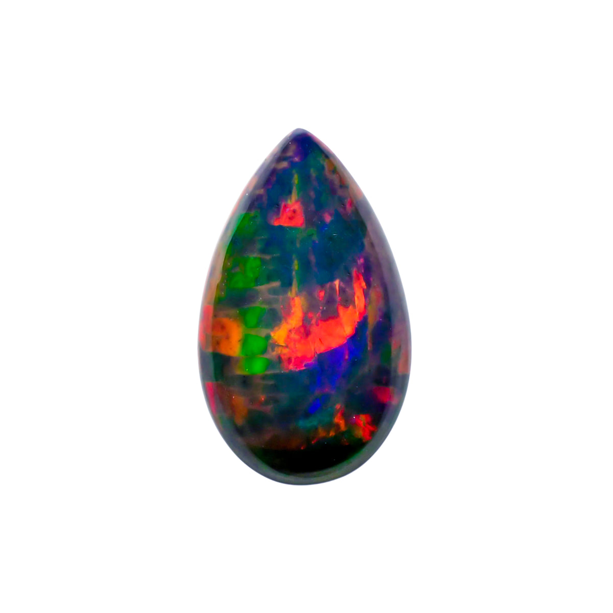 Opal Black Opal Pear Cabochon Loose Gemstone - photo 1