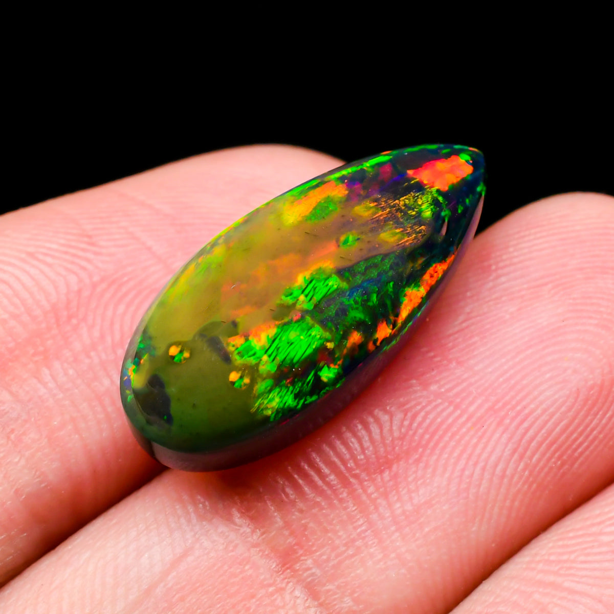Welo Opal Pear Cabochon Loose Gemstone - photo 3