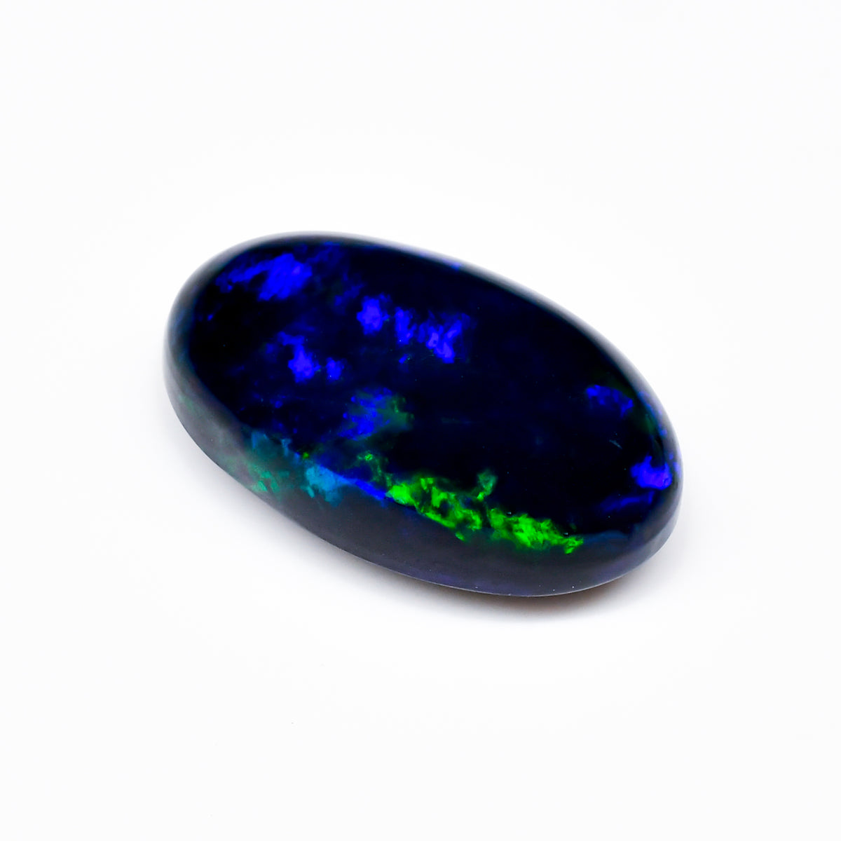 Black Opal Rock Oval Cabochon Loose Gemstone - photo 2