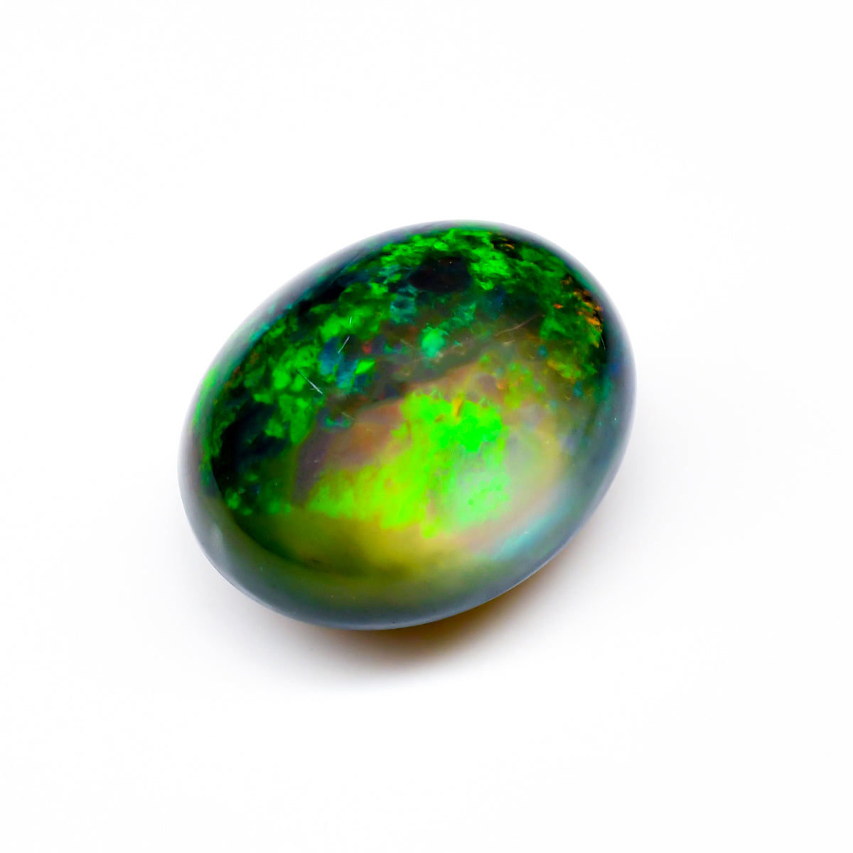 Natural Dark Opal Cabochon  Black Opal Gemstone