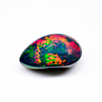 Natural Fire Opal Stone Pear Shape Cabochon Made for artisan jewelers