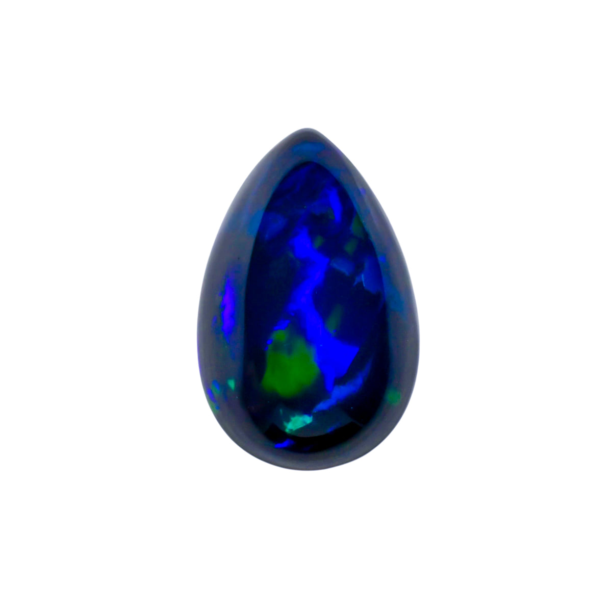 Gorgeous Black Fire Opal Gemstone In Pear Shape Loose Gemstone For Creating Unique Gifts And Personalized Jewelry