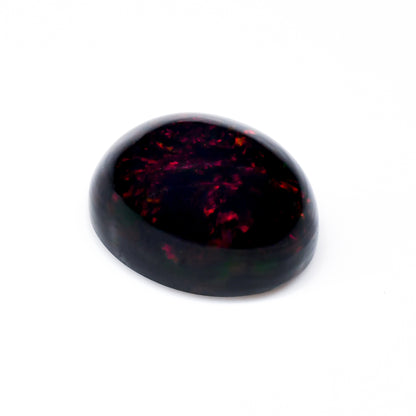 Black Opal Solid Oval Cabochon Loose Gemstone - photo 2