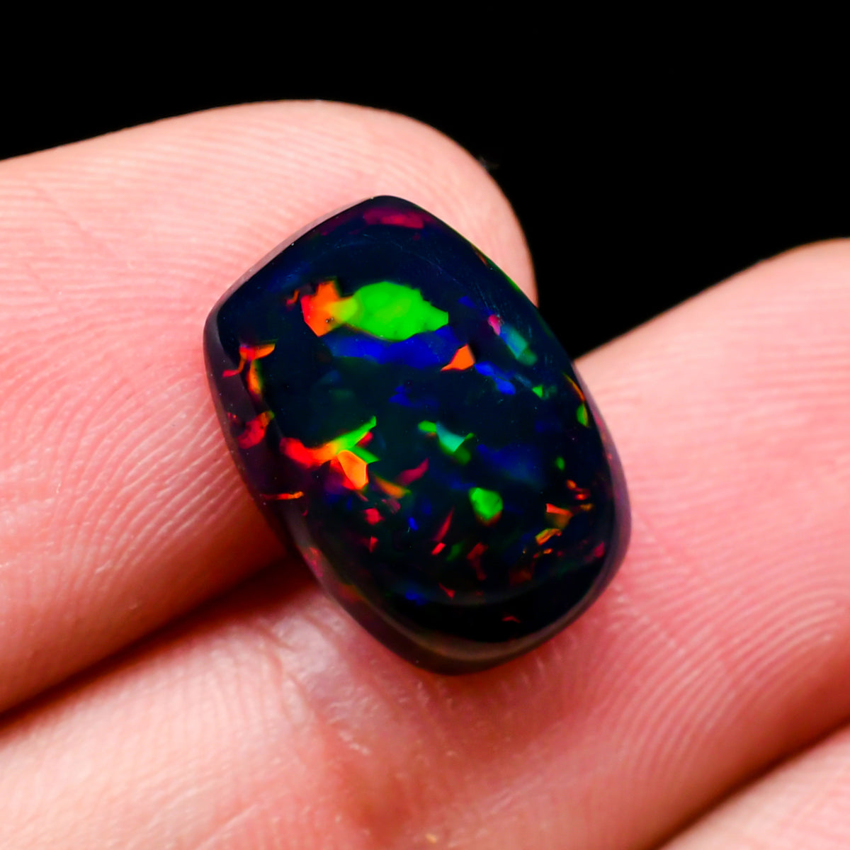 Marvellous Ethiopian Fire Opal Cabochon For Jewelers - Opal Stone For Sale