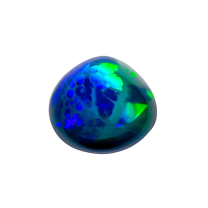 Mind Blowing Top Grade Natural Ethiopia Black Opal Heart Shape Cabochon Loose Gemstone For Making Jewelry
