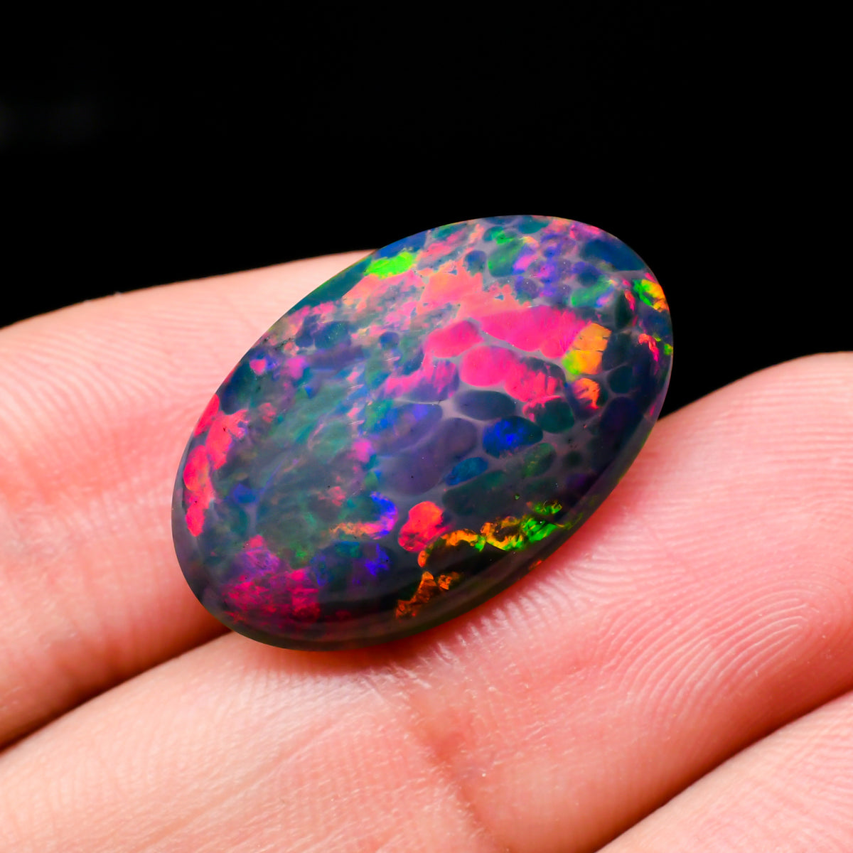 Tempting Oval Shape Natural Precious Stones Opal Loose Gemstone